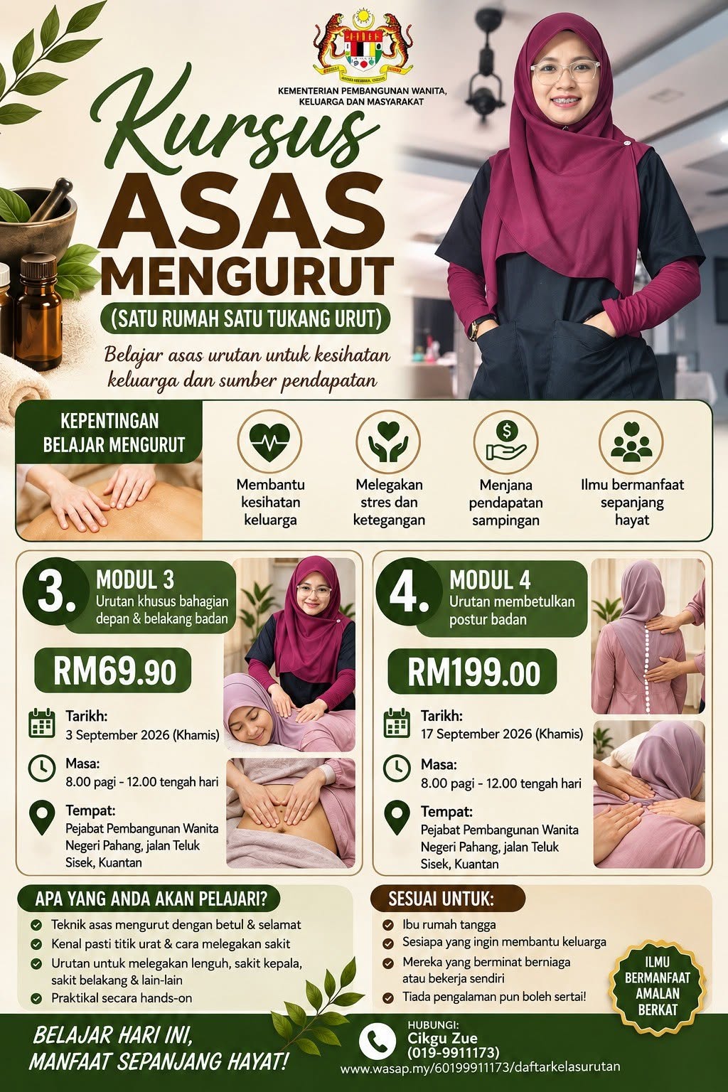 Kursus Asas Mengurut 