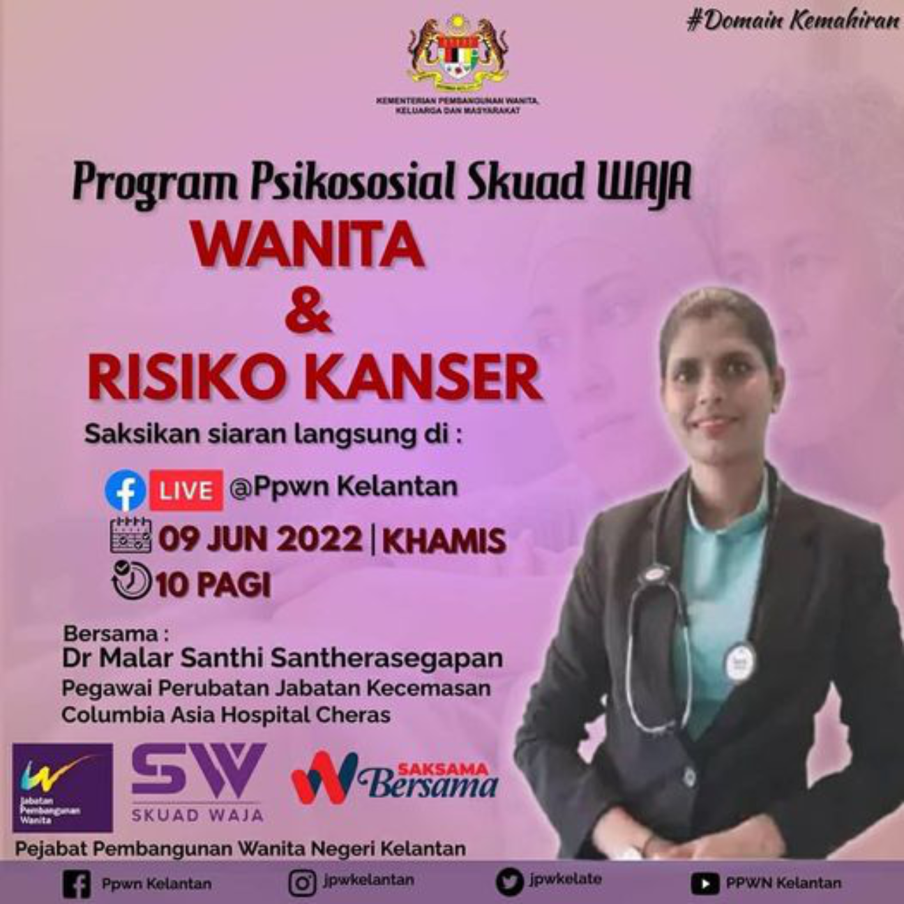 Domain Kemahiran: Wanita & Risiko Kanser