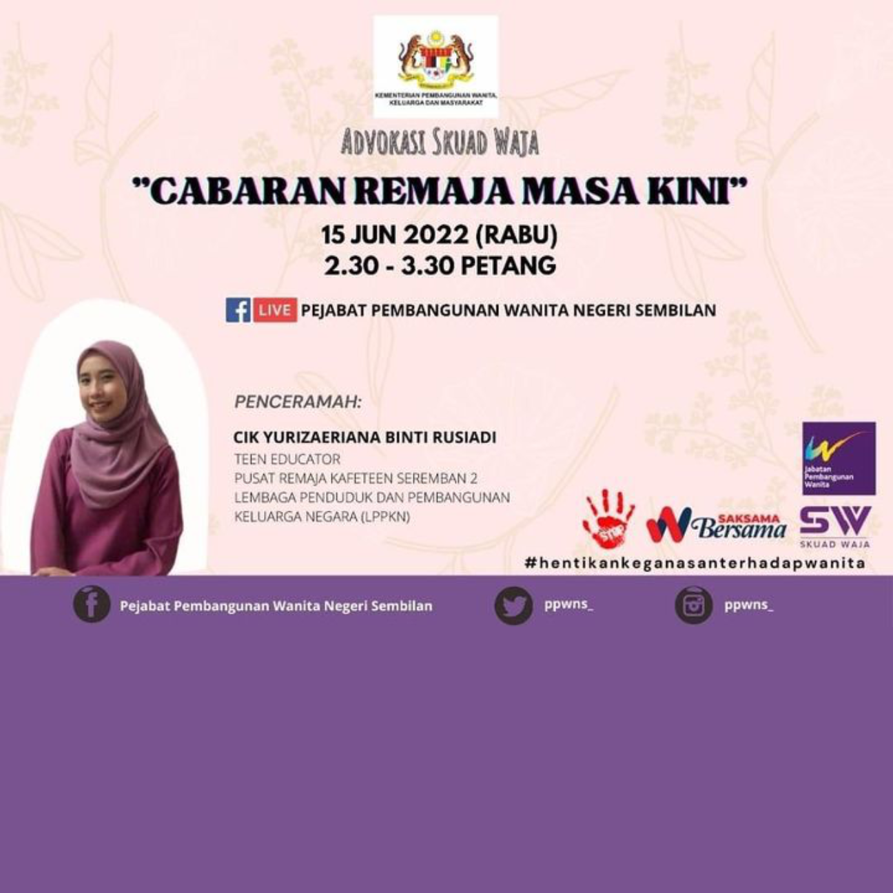 Domain Keseimbangan: "Cabaran Remaja Masa Kini"