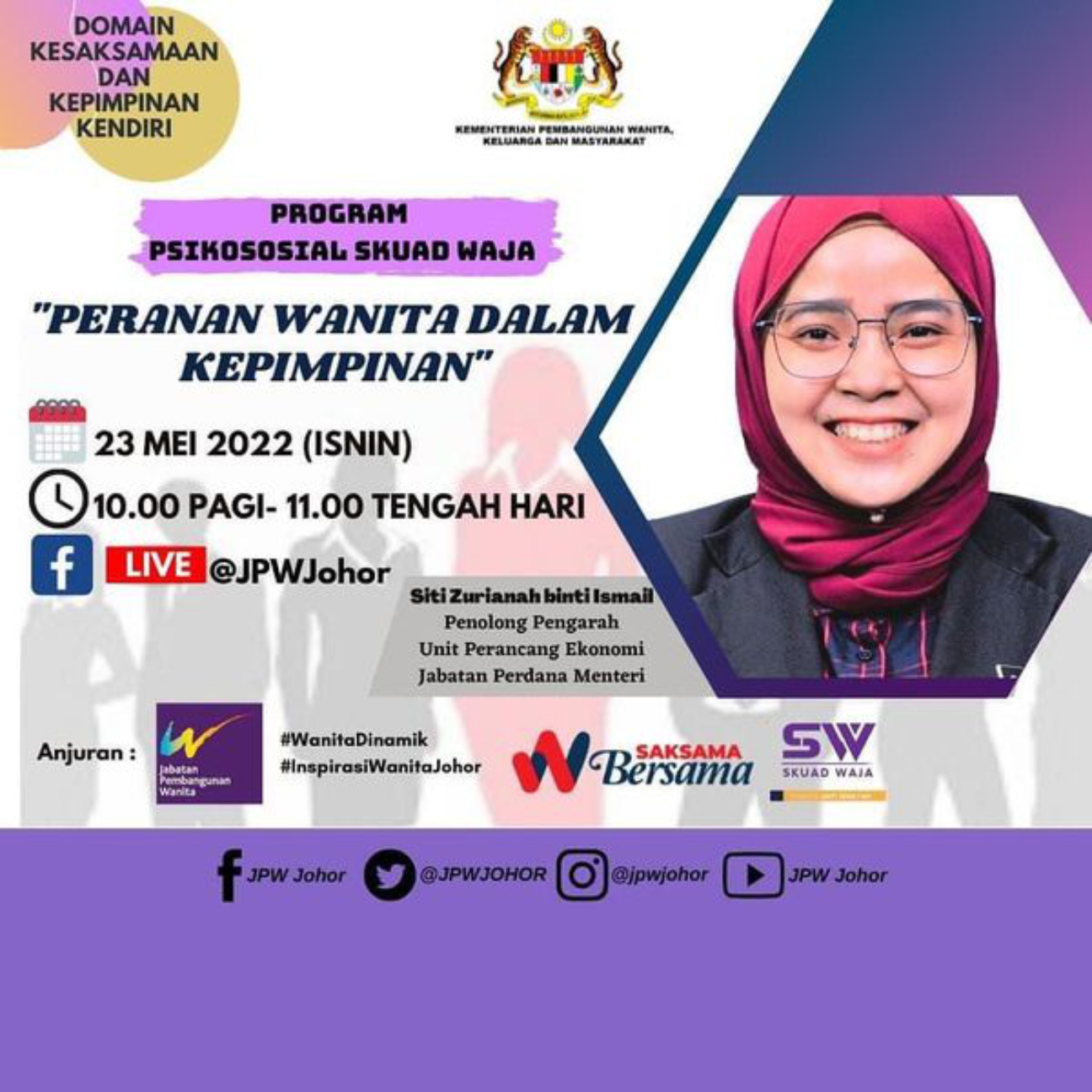 Domain Kesaksamaan dan Kepimpinan Kendiri: Peranan Wanita Dalam Kepimpinan