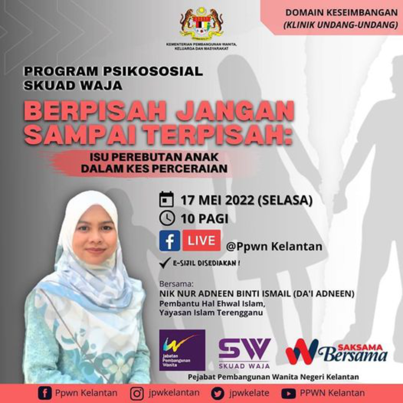 Domain Keseimbangan: Berpisah Jangan Sampai Terpisah: Isu Perebutan Anak Dalam Kes Perceraian