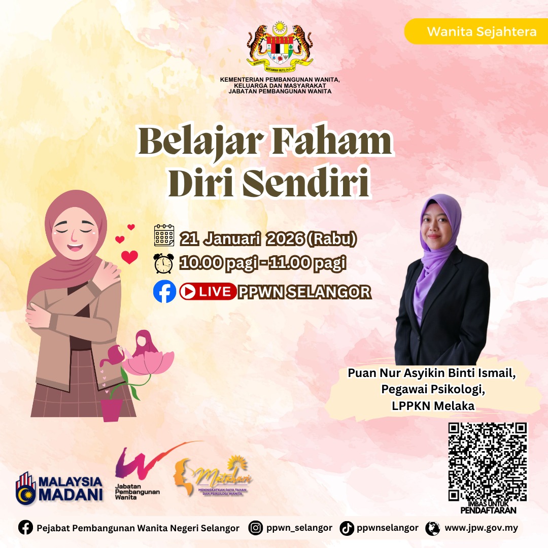 Wanita Sejahtera: Belajar Fahami Diri Sendiri