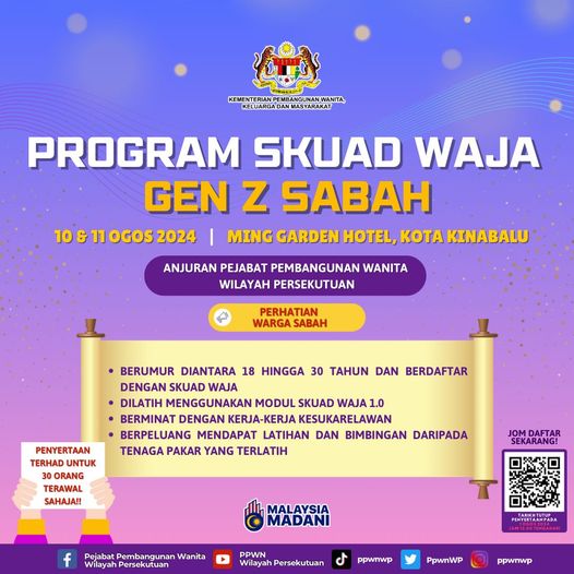 Program Skuad Waja Gen Z Sabah