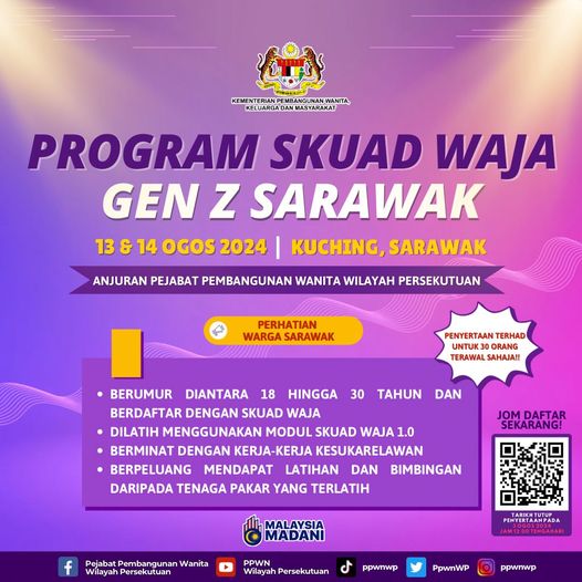 Program Skuad Waja Gen Z Sarawak